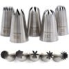 5 Pack Stainless Steel Icing Piping